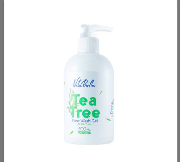 ژل شستشو صورت ویتابلا ۳۰۰ میلی‌لیتری – حاوی روغن درخت چای و فاقد صابون